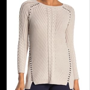 COPY - Philosophy studded platinum cable knit